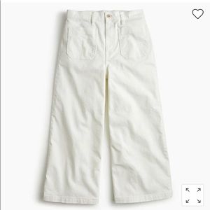 Jcrew Point Sur White Jeans